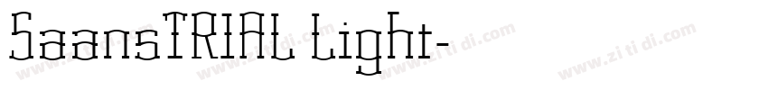 SaansTRIAL Light字体转换 SaansTRIAL Light字体转换